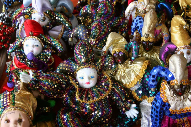 Bambole di Mardi Gras di buona fortuna