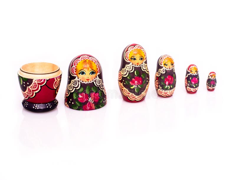 Bambole russe di incastramento immagini stock Bambole russe di incastramento immagini stock