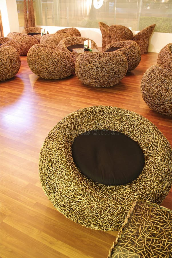 Handmade bamboo furniture stock image. Image of chair 39159723