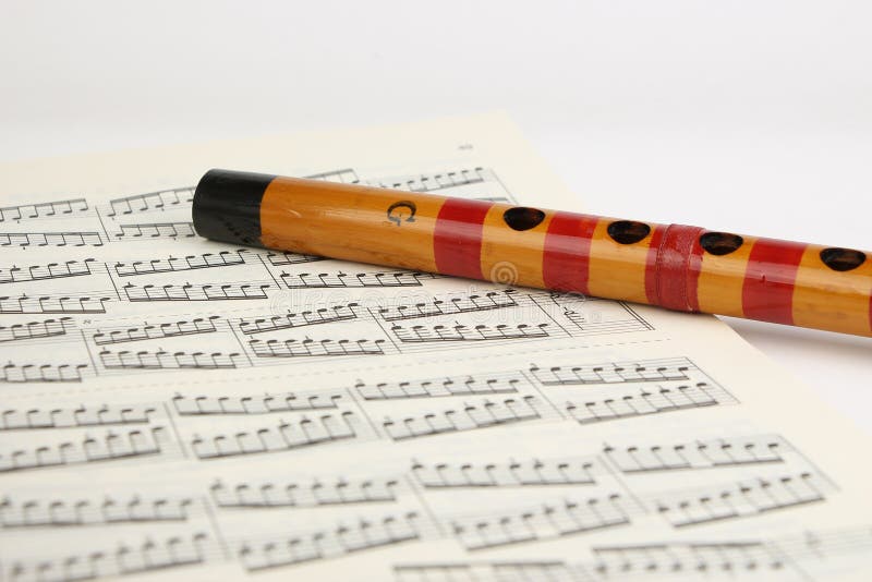 Bamboo Flute On Banyan Tree Stock Photo Image of raga, pipe 33620776