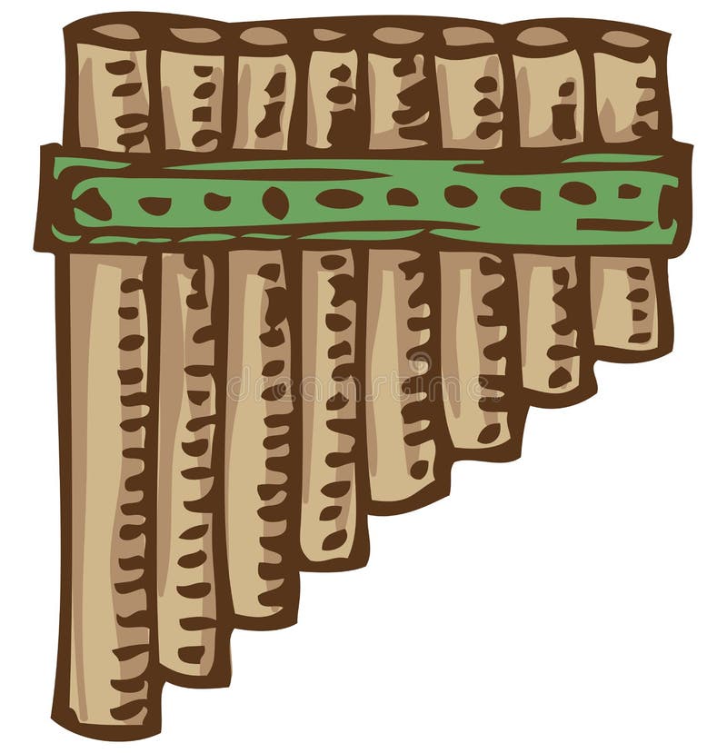 Panpipes Flute Musical Instrument, Native American Indian Culture
