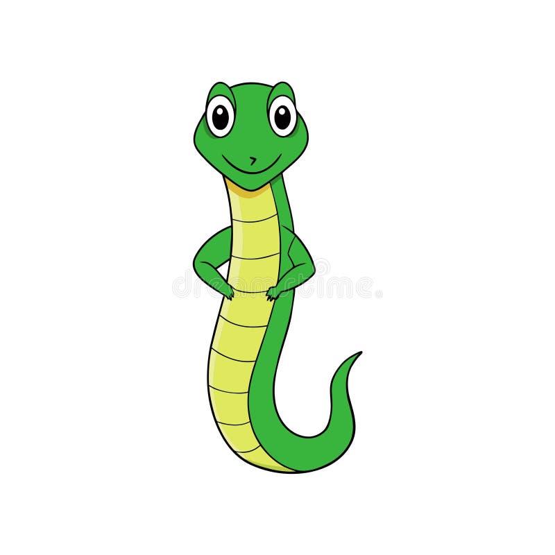 Bamboo viper snake stands иконка вектор иллюстрация иллюстрация штока
