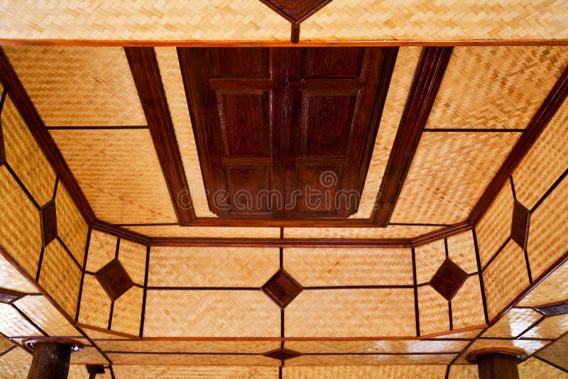 Bamboo weaved interior