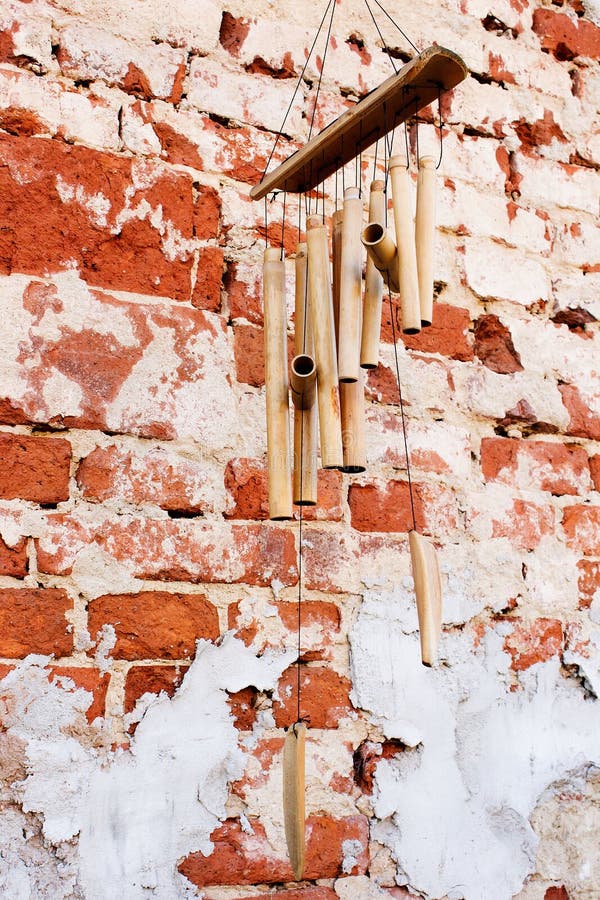 Bamboo Wind Chimes Sound for Hanging Stock Image Image of culture, instrument 34144981