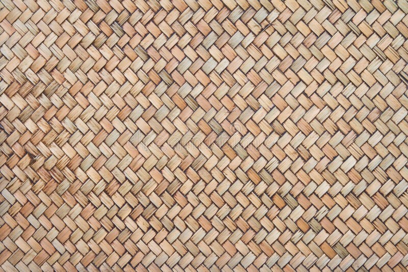 Bamboo woven background stock image