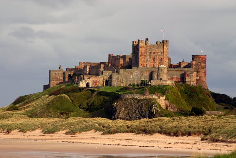 bamburgh kasztel obraz royalty free bamburgh kasztel obraz royalty free