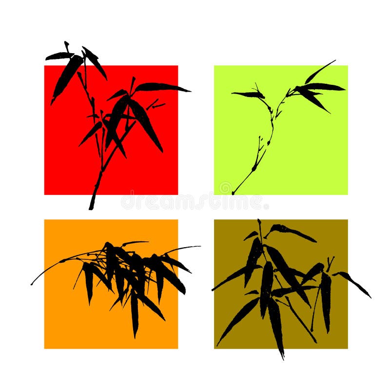 bambus vektor abbildung illustration von asiatisch