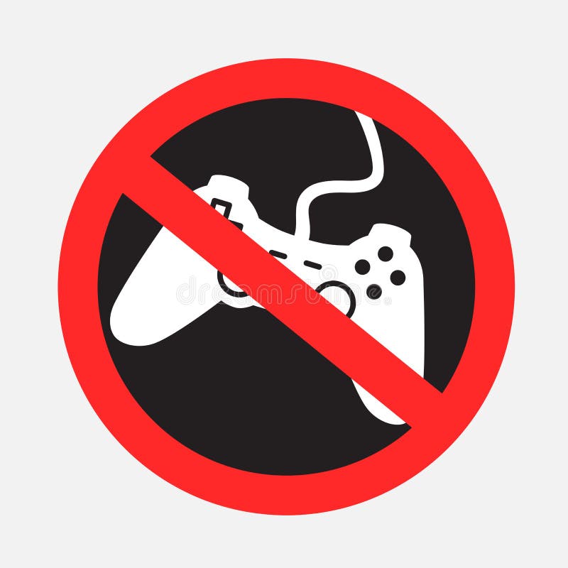 No Computer Games Stock Illustrations – 265 No Computer Games Stock  Illustrations, Vectors & Clipart - Dreamstime