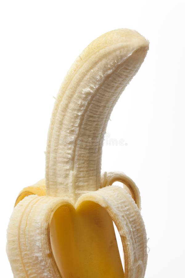 Banan strugająca skóra obrazy stock