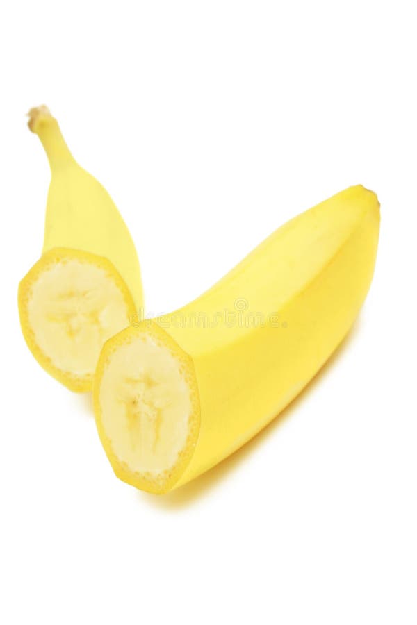 Partially peeled banana stock photo. Image of fruit, banana - 23717714