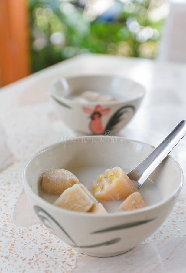 Banana Boiled In Coconut Milk Royalty Free Stock Photos Image 30685088