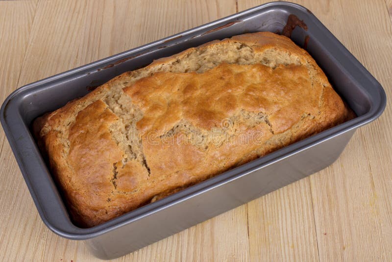Banana Bread in a Pan stock image. Image of bread, gourmet 192636405