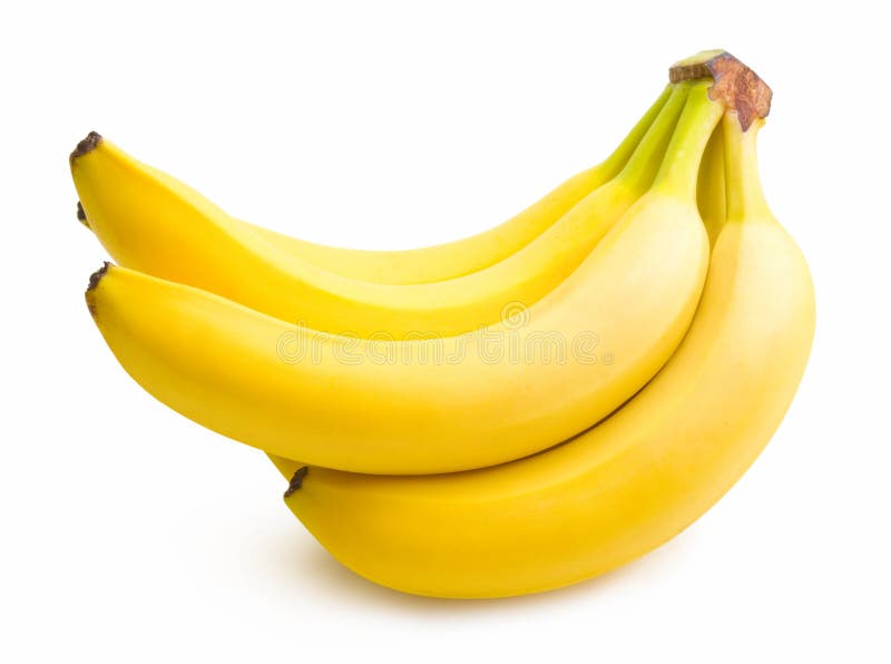 Banán banda izolované na bielom.