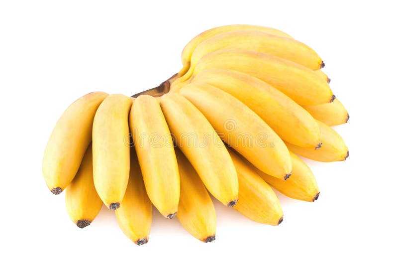 Banana bunch stock photo. Image of food, juicy, white - 19074568