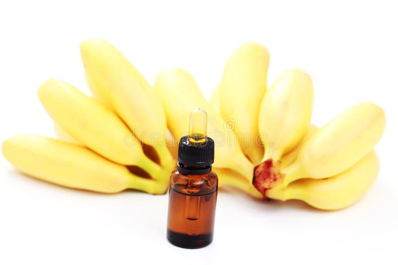 Banana essential oil stock photo. Image of fruity, wellbeing 14365036