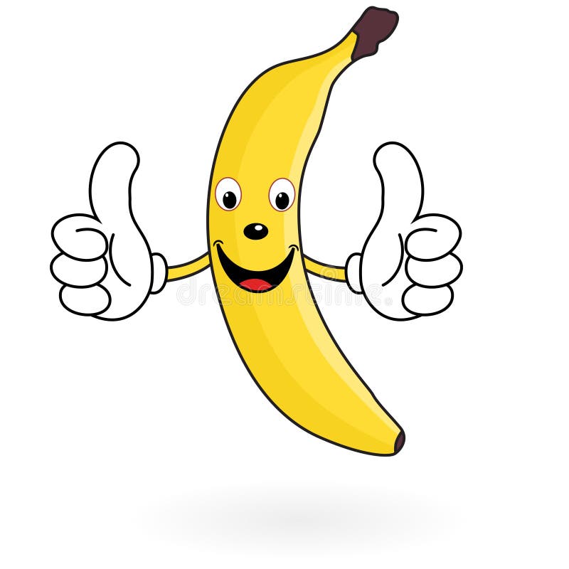 Banana Feliz Bonito Dos Desenhos Animados PNG , Amarelo, Desenho Animado, Encantador Imagem PNG e PSD Para Download Gratuito
