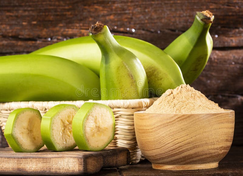 Banana Flour is the Starch that Helps the Production and Proper Functioning of Intestinal Flora Stock Image - Image of fruit, banana: 176505583