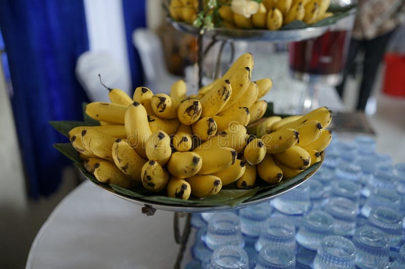 Banana fruit on the table stock photo. Image of concept 272497346