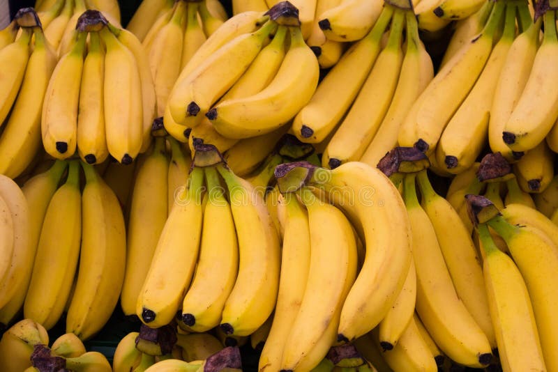 Banana fruits - food background