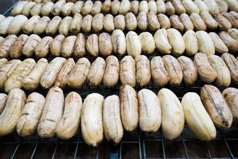 Banana grilling stock image. Image of fried, ripe, fresh 65463419