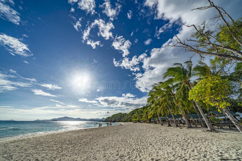 Banana Island in Palawan, Philippines Stock Photo Image of mountain