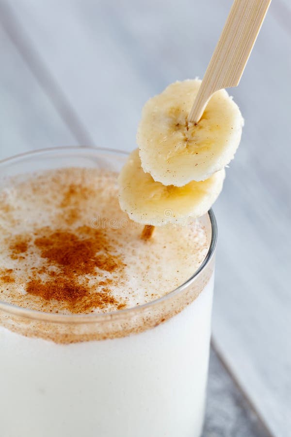 Banana Lassi stock image. Image of drink, borneo, white - 69333709
