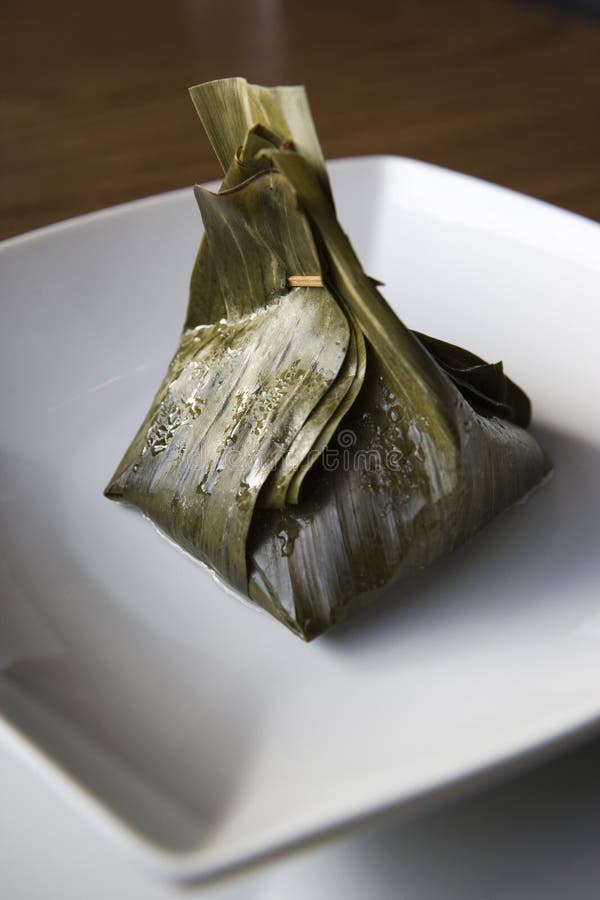 Banana Leaf Chicken Tamale stock photo. Image of meat 10419090