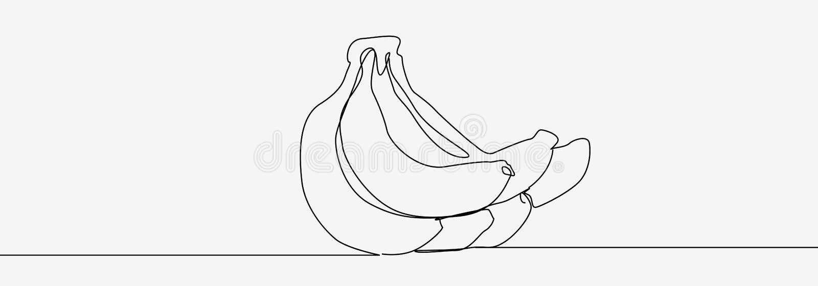 Linha Preto Da Banana a Colorir Desde O Início E Fresco Ilustração Stock -  Ilustração de fresco, fundo: 149376569