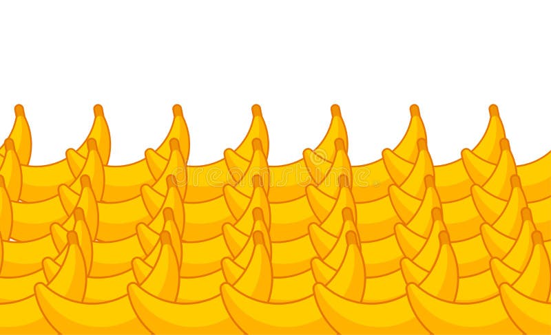 Banana no contador Bananas na mostra do mercado Fundo da fruta Vetor do estilo dos desenhos animados ilustração do vetor Banana no contador Bananas na mostra do mercado Fundo da fruta Vetor do estilo dos desenhos animados ilustração do vetor