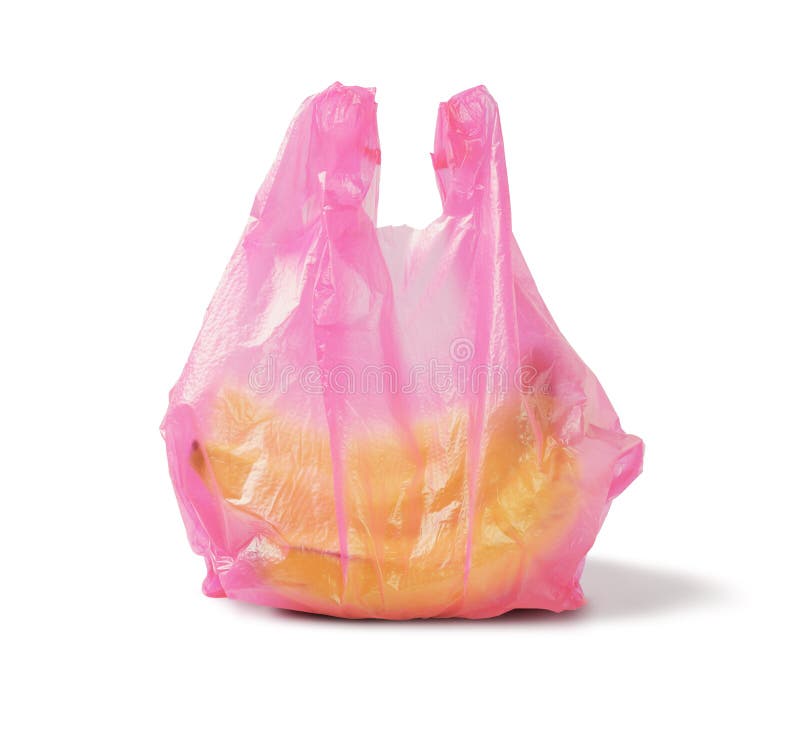 Banana in Plastic Bag stock photo. Image of ingredient 53491280