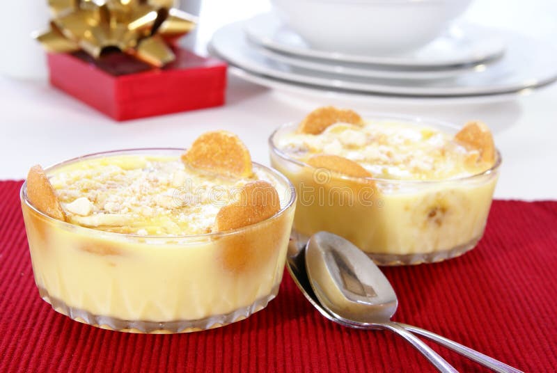 Download Banana Pudding stock photo. Image of cookies, christmas - 4033000