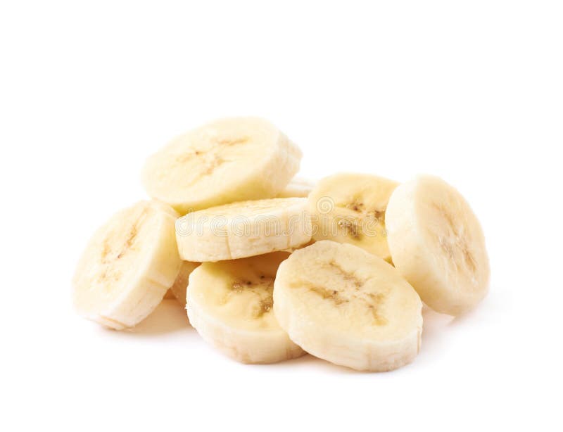 Banana slice isolated stock image. Image of breakfast 69634049