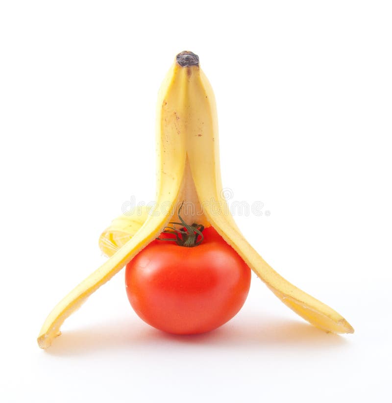 Banana and tomato