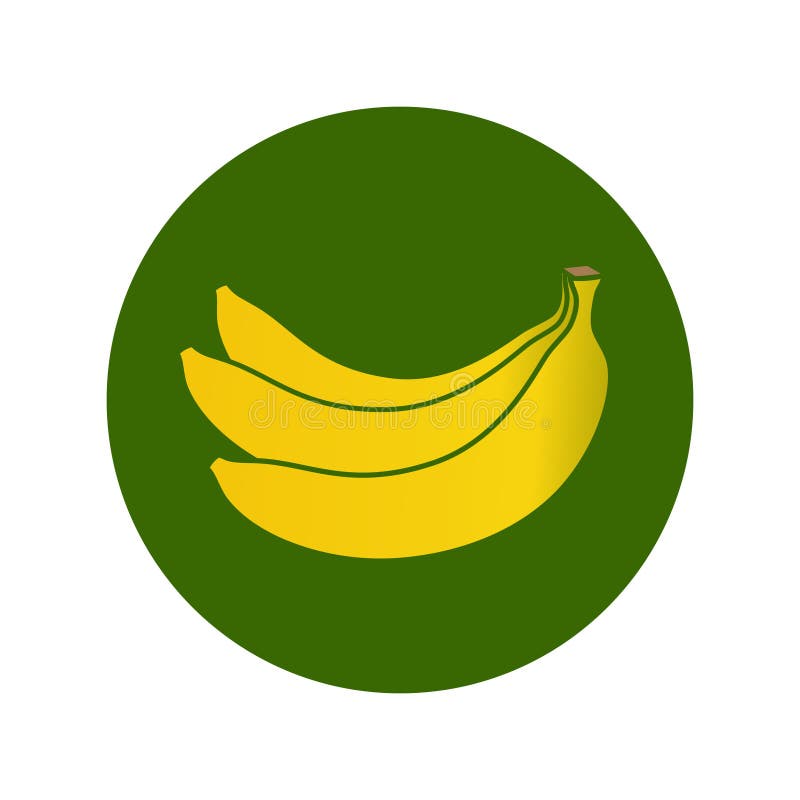Image Details INH_18984_25763 - Bunch of fresh and ripe banana fruits retro  badge, bordered with header Organic Farm, ribbon banner, stars and green  leaves. Banana fruits icon for greengrocery symbol or food