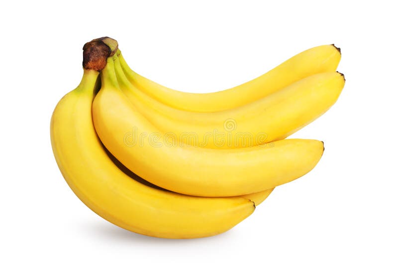 Bananas bunch isolated royalty free stock photo Bananas bunch isolated royalty free stock photo