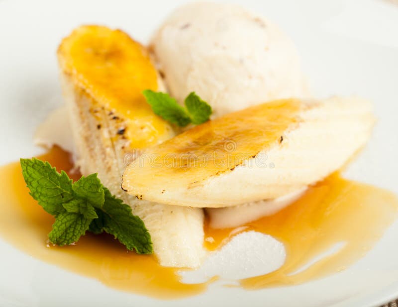 Bananas Foster Ice Cream Cake