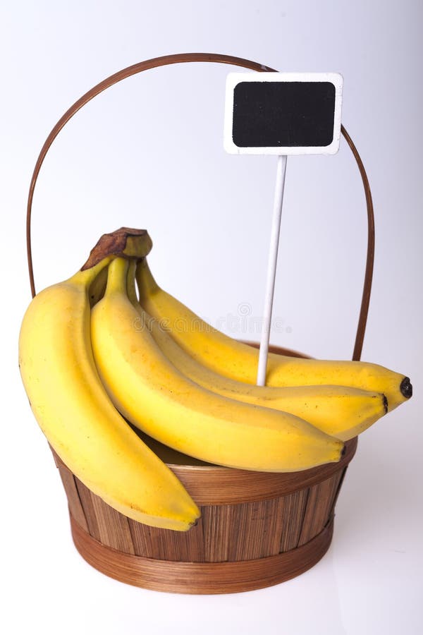 Bananas Fresh Fruit for Advertising Stock Image Image of white, diet