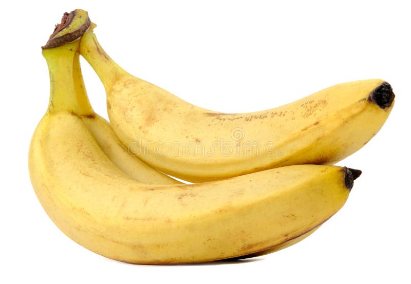 Bananas Isolated on White Background