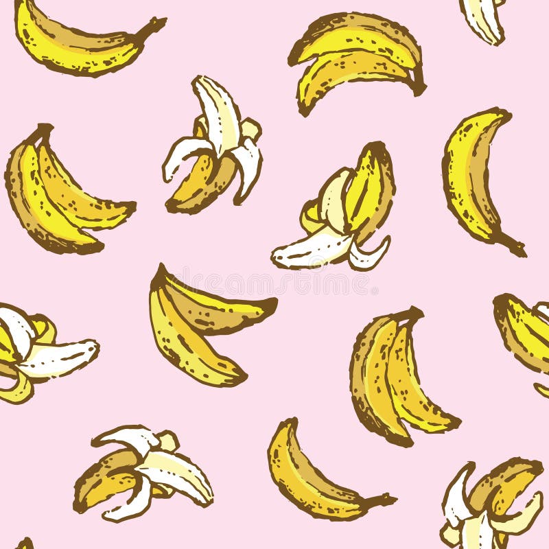 Banana Wallpaper Stock Photo  Download Image Now  Banana Yellow Full  Frame  iStock