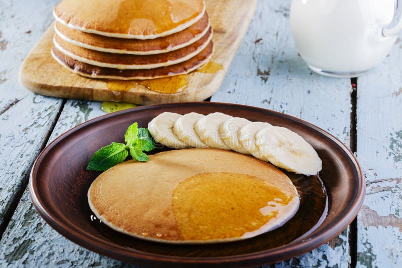Banane de crêpe photos stock Banane de crêpe photos stock
