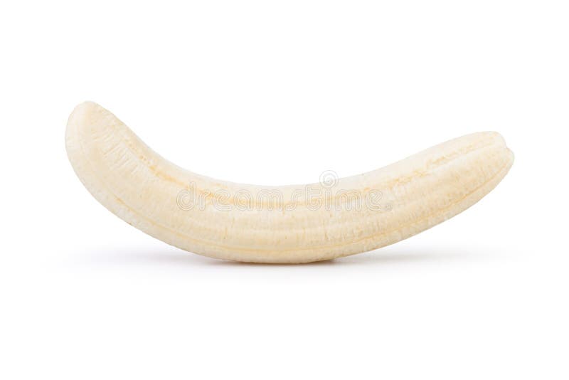 Banane épluchée images libres de droits Banane épluchée images libres de droits