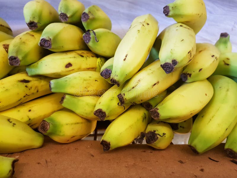 Bananas on display at a local grocer store in East Africa. Bananas on display at a local grocer store in East Africa