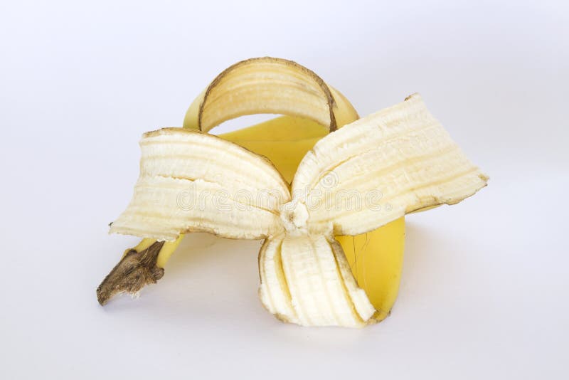 Bananowa łupa obraz royalty free