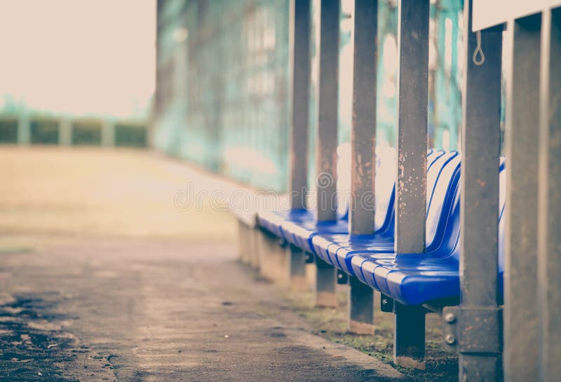 Banc au terrain de base-ball image stock Banc au terrain de base-ball image stock