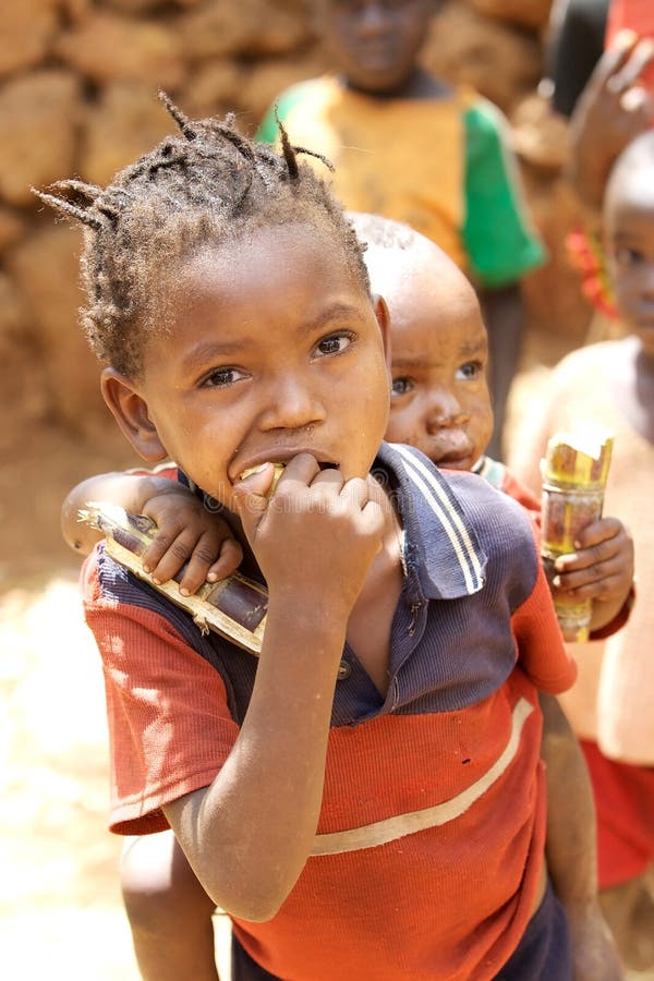 Enfants africains images libres de droits