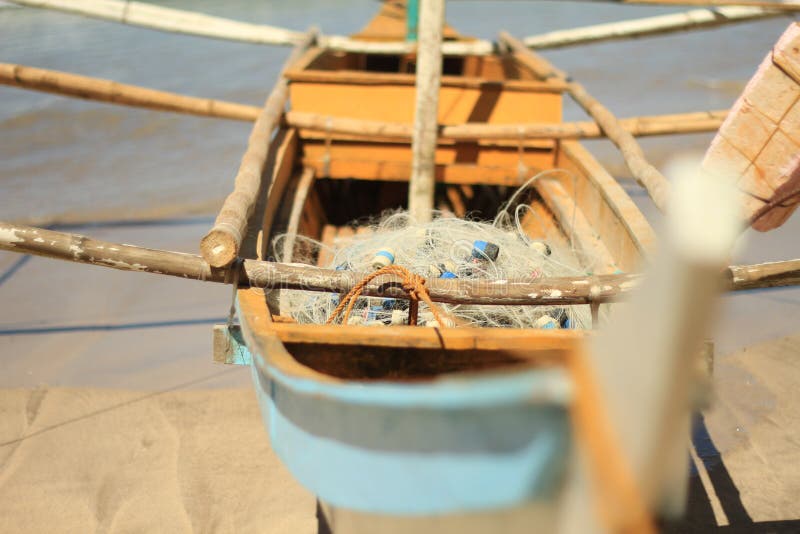 Banca Boat on Beach