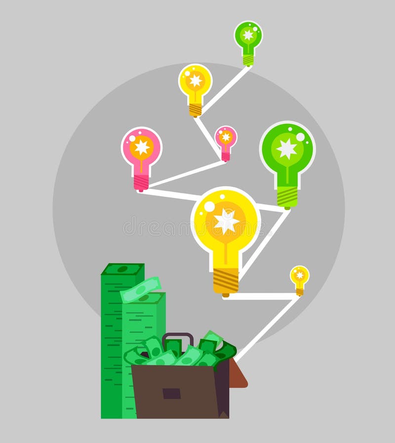 Banco, beneficio del dinero e inversión libre illustration Banco, beneficio del dinero e inversión libre illustration