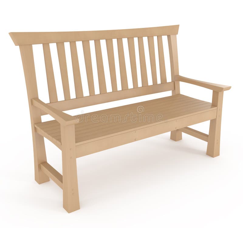 Panchina da parco illustrazione vettoriale