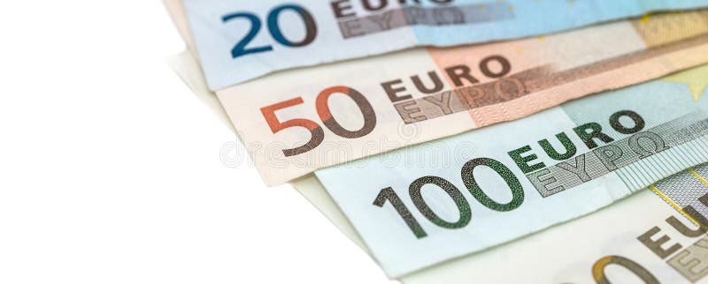 EU Euro currency banknotes European paper money. Financial investment concept. Close up view. EU Euro currency banknotes European paper money. Financial investment concept. Close up view.