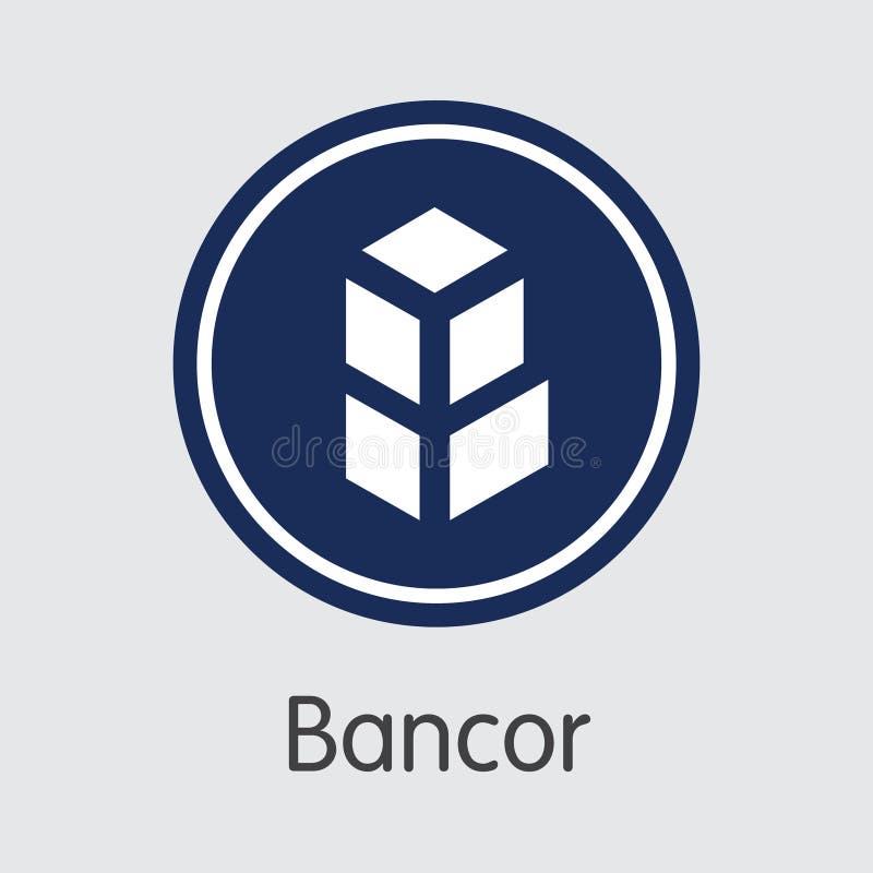 Bancor Cyfrowy waluta - Wektorowy element ilustracji